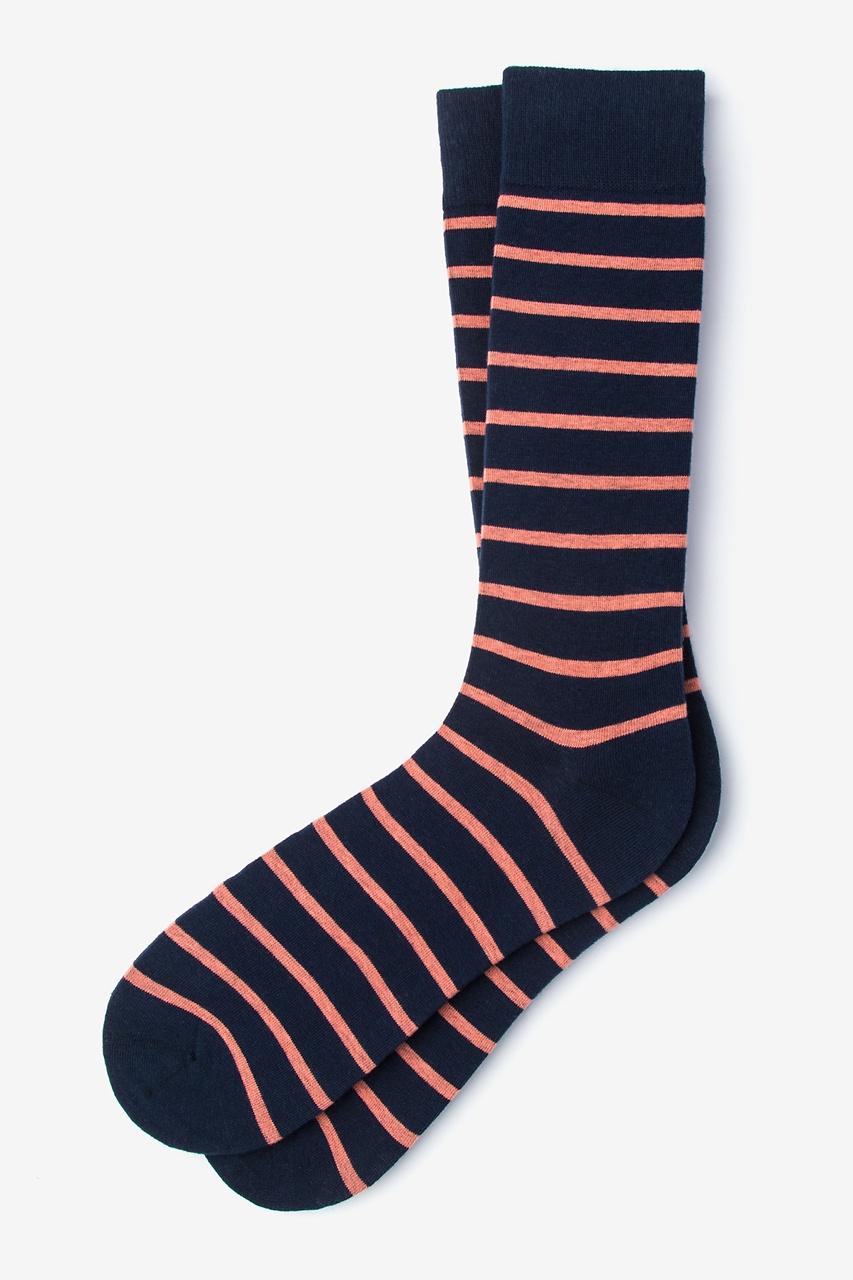 alynn Virtuoso Stripe coral Sock