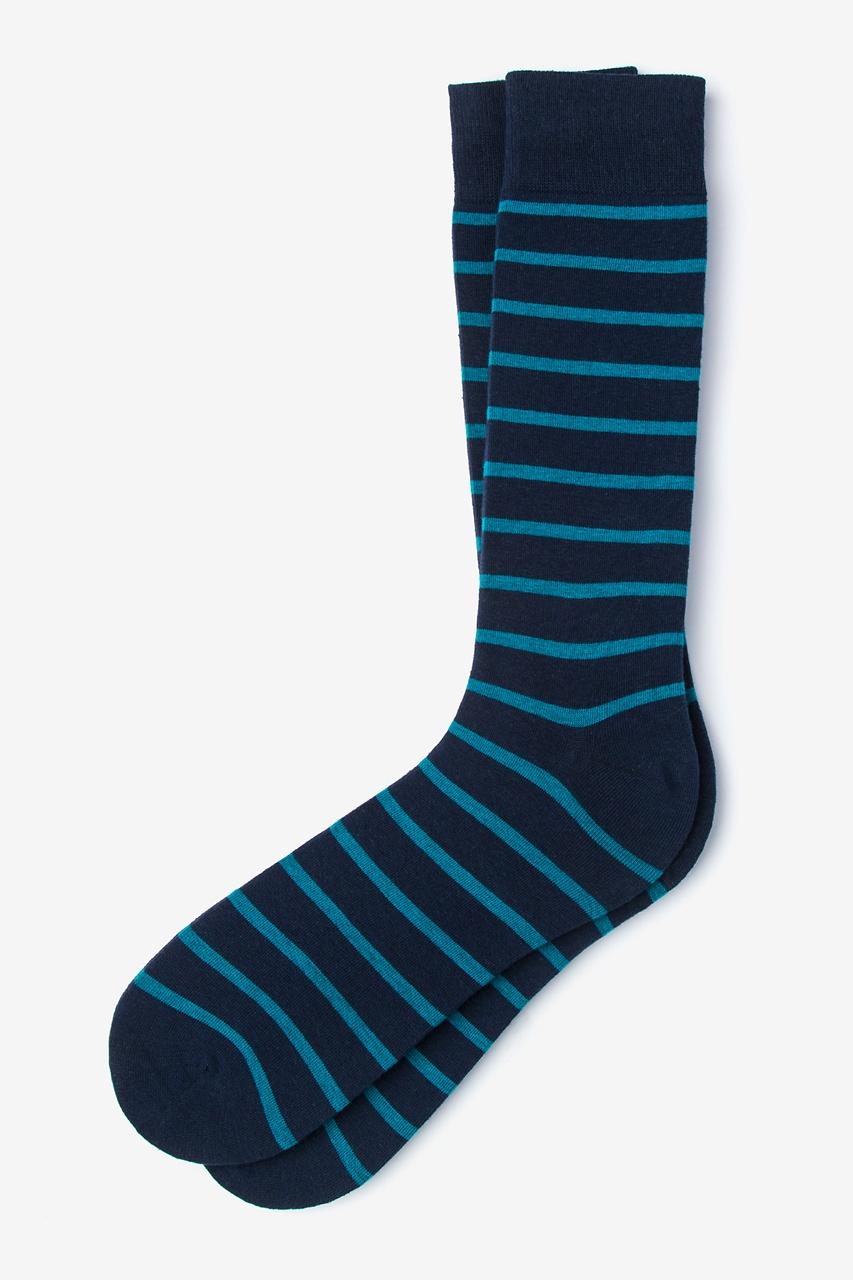 alynn Virtuoso Stripe teal Sock