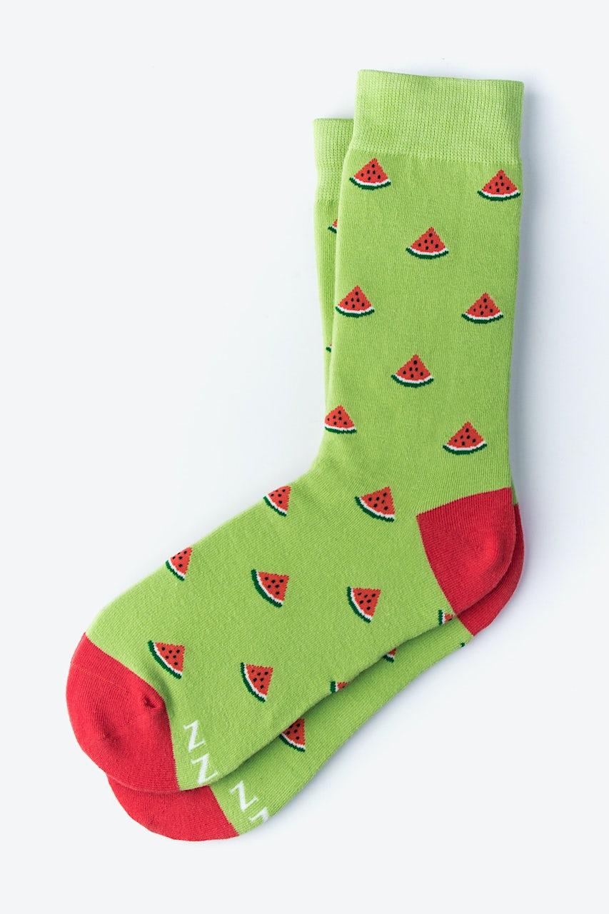 Alynn Watermelon Green His & Hers Socks