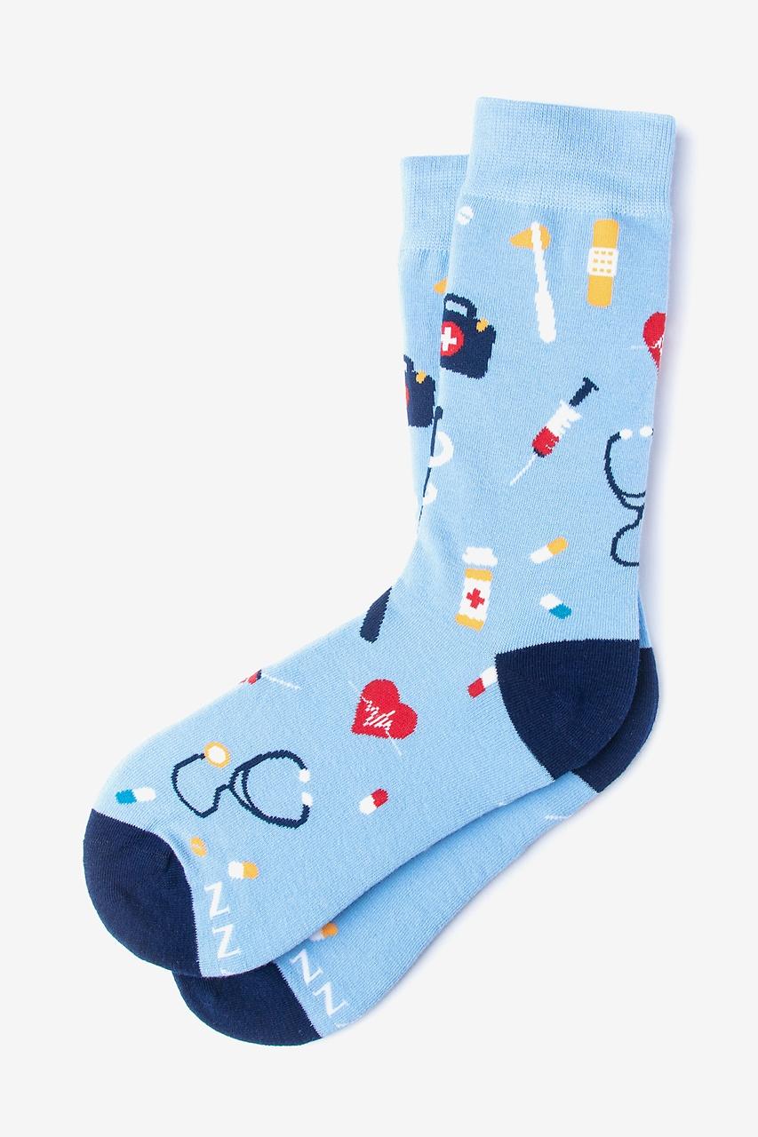 alynn What's Up Doc? light blue Women's Sock