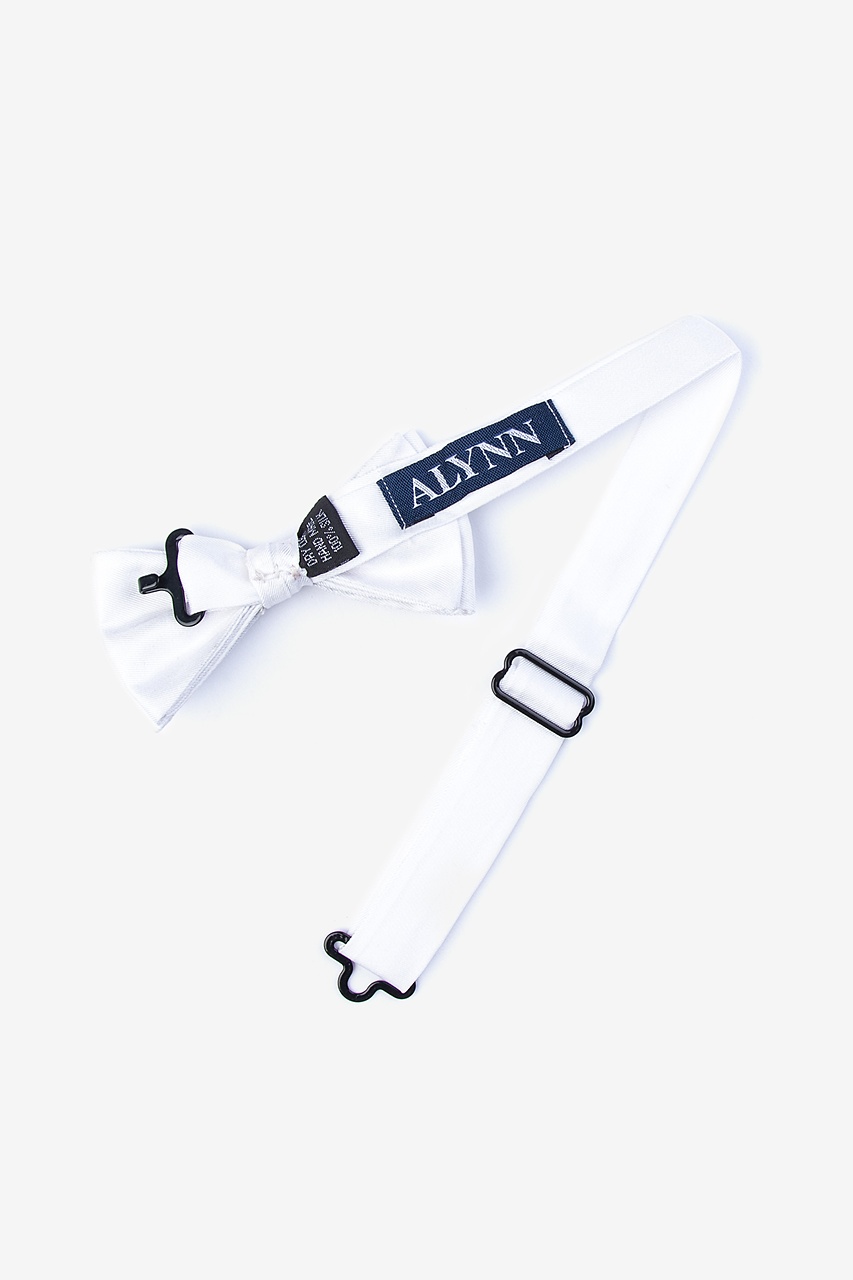 Alynn White White Bow Tie For Boys