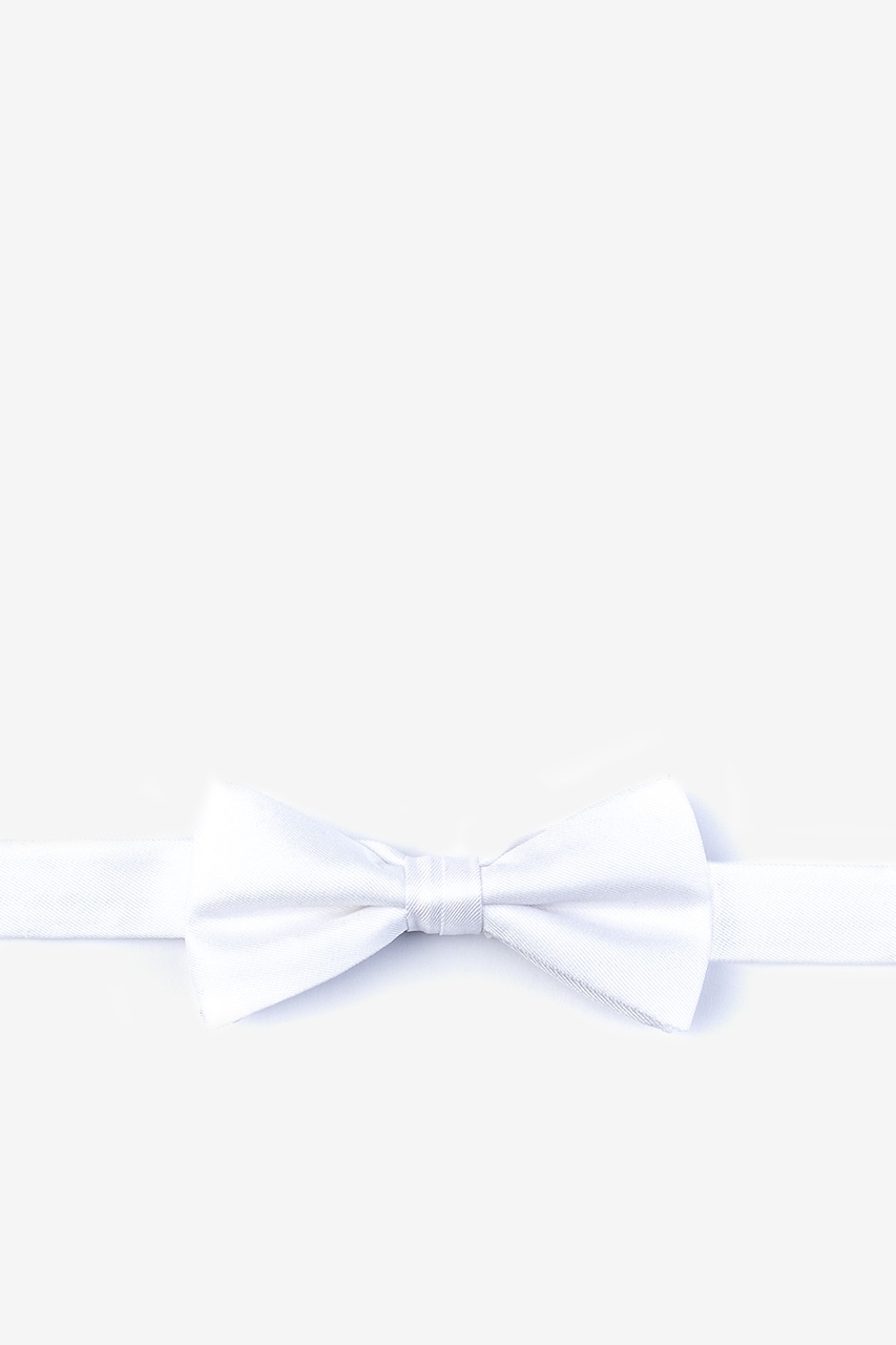 alynn White White Bow Tie for Boys