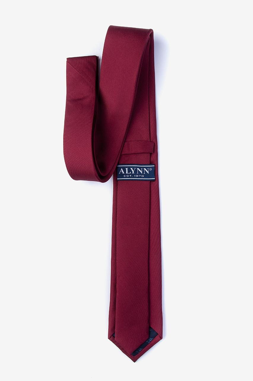 Alynn Wine Wine 100% Silk Skinny Tie