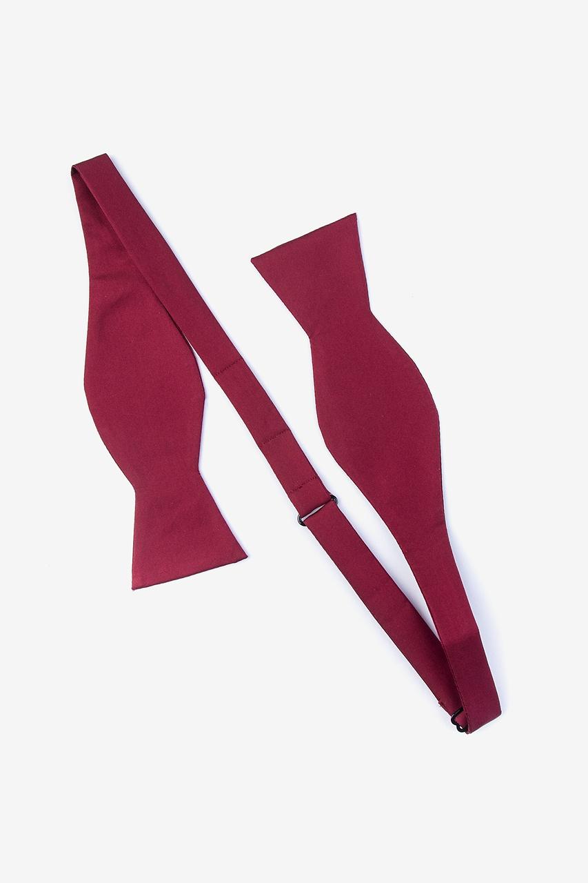 Alynn Wine Wine Self-Tie Bow Tie