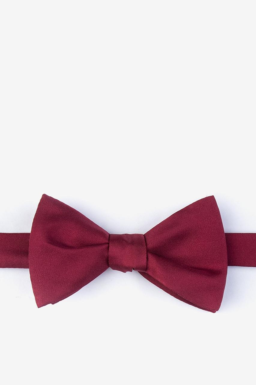 alynn Wine Wine Self-Tie Bow Tie