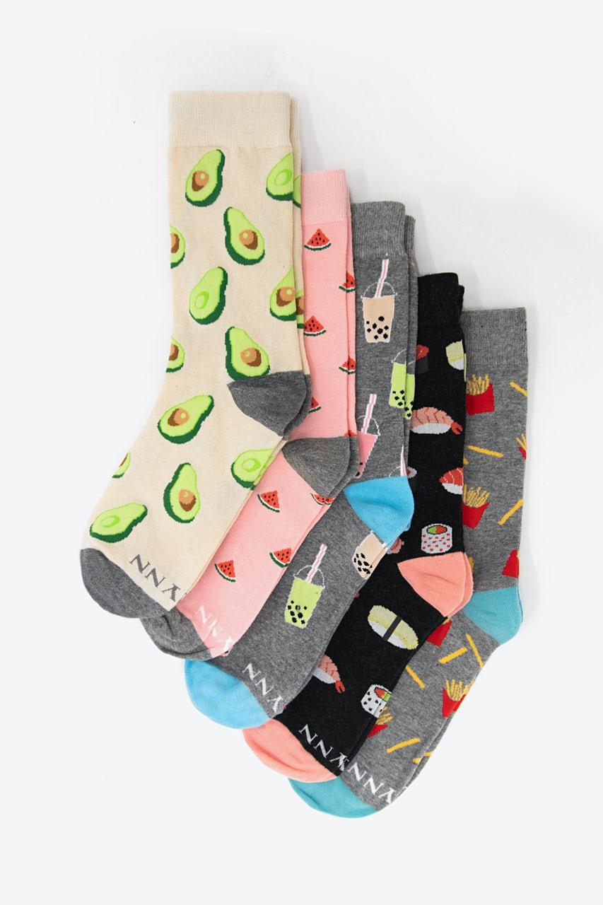 alynn Women's Foodie Pack multicolor Sock Pack