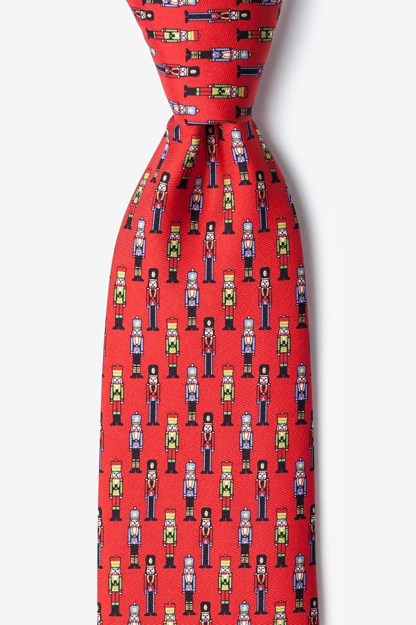 alynn You Are What You Crack red 100% silk Tie