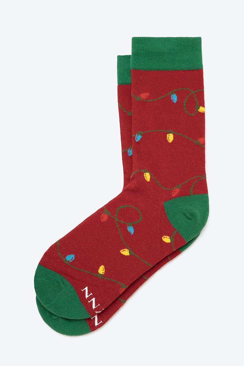 alynn You Light Up My Life maroon Women's Sock