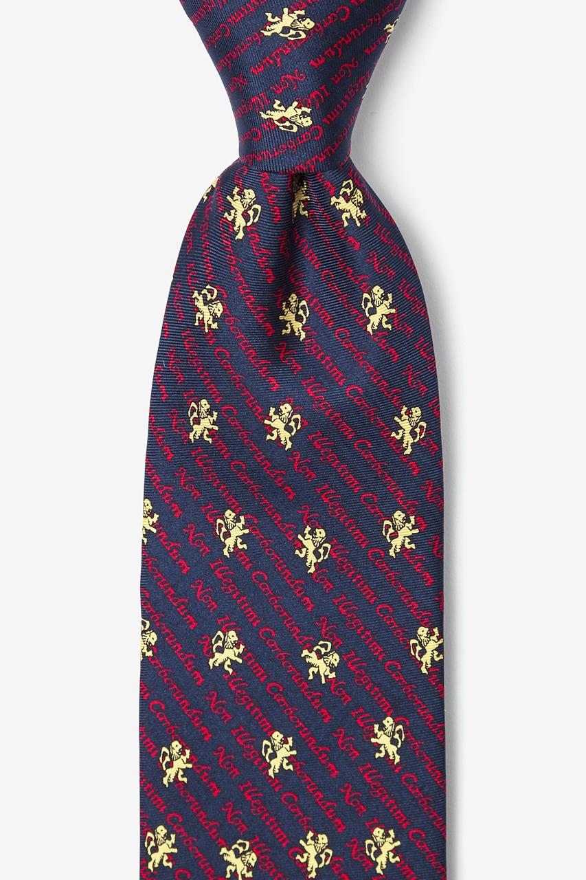 alynn Non Illegitimi Carborundum Navy Blue 100% silk Tie