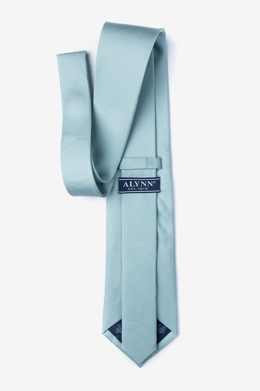 Alynn Silver Sage Silver Sage 100% Silk Extra Long Tie