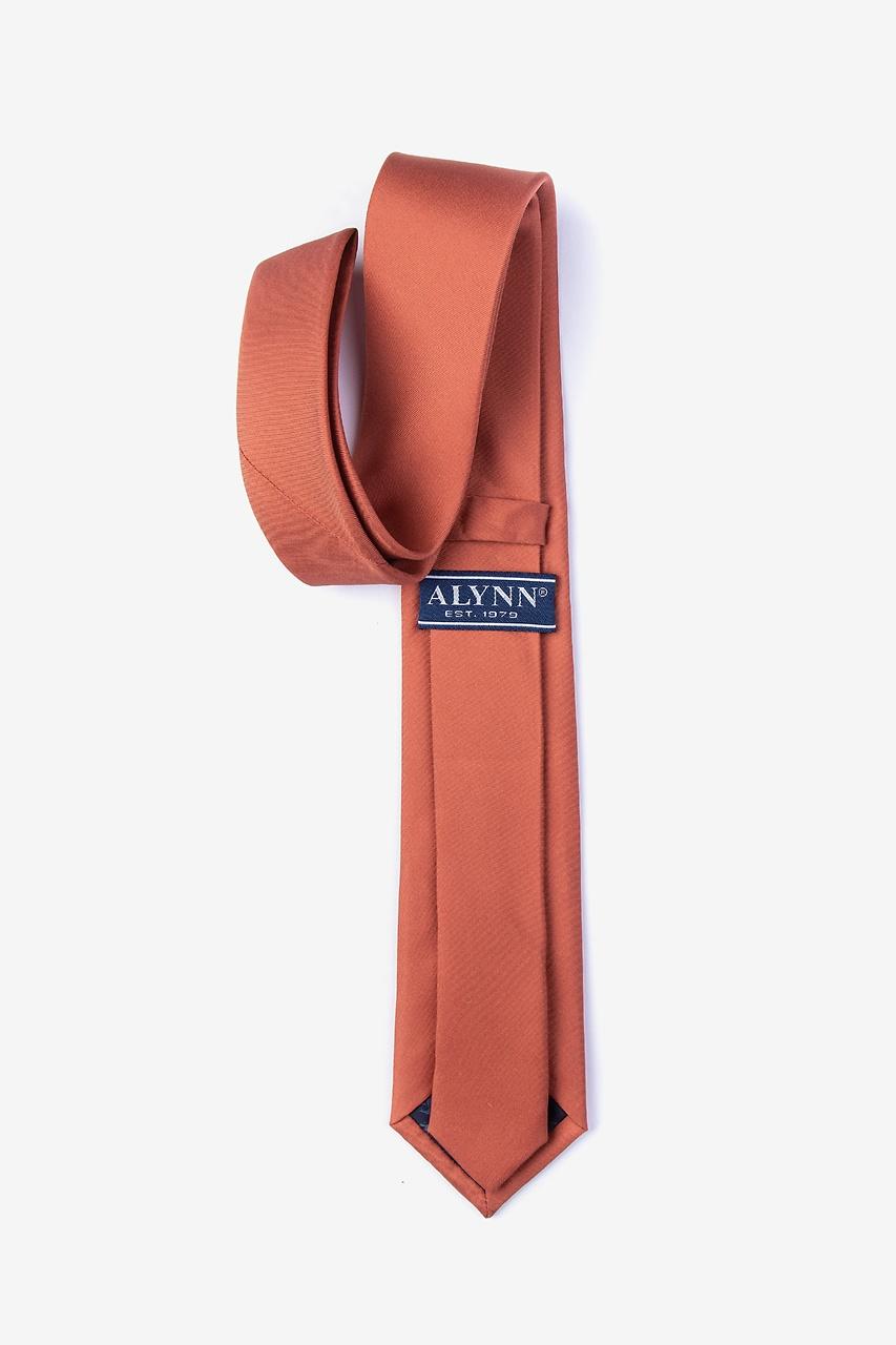 Alynn Terra Cotta Terra Cotta 100% Silk Tie For Boys