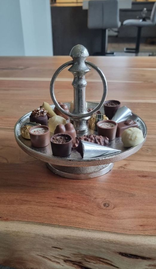 Ambiente Haus Aluminium 1 Tier Plate (H) 17cm