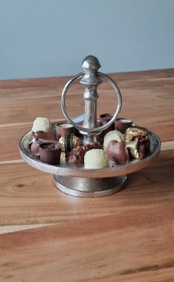 Ambiente Haus Aluminium 1 Tier Plate (H) 17cm