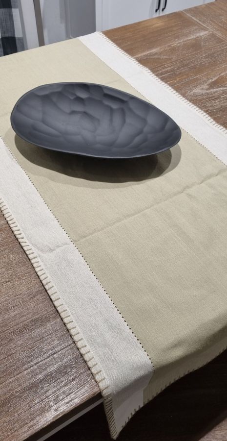 Ambiente Haus Beige Shades Table Runner 45x150cm