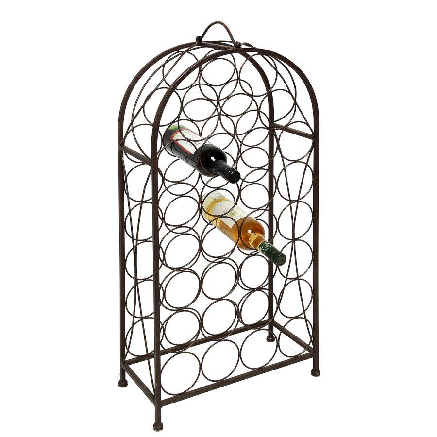 Ambiente Haus Bottle Rack Set 93 & 85cm - Antq Brown