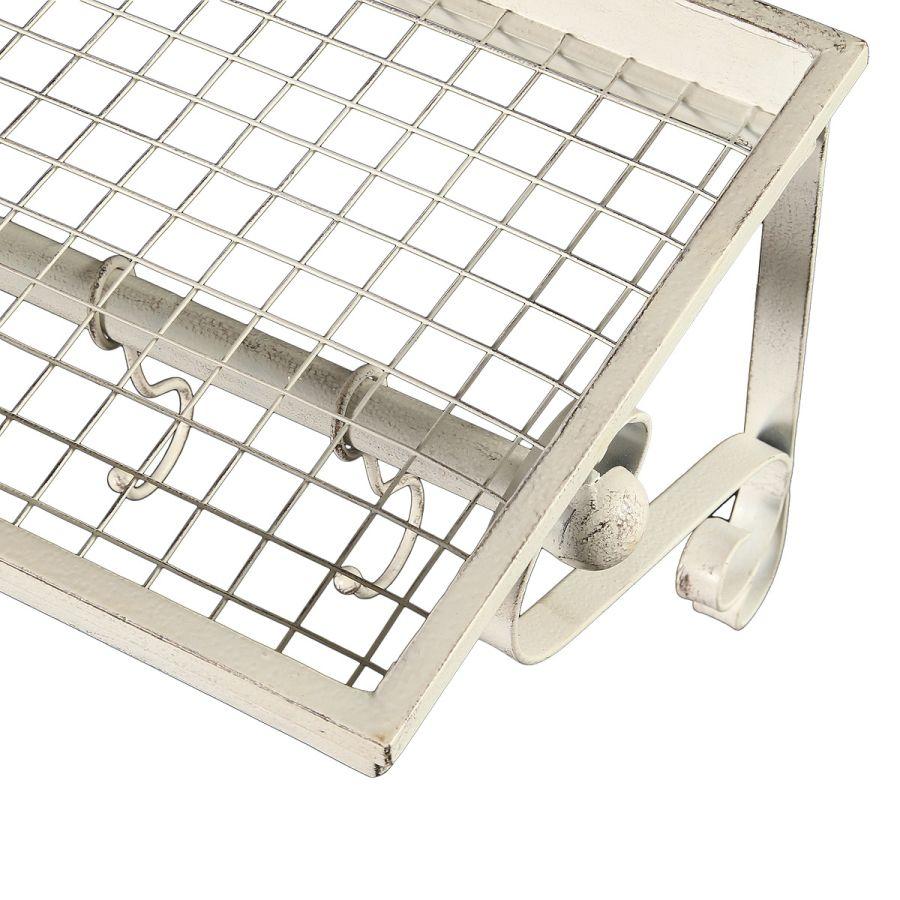 Ambiente Haus Coat Hooks & Shelf - Antq White