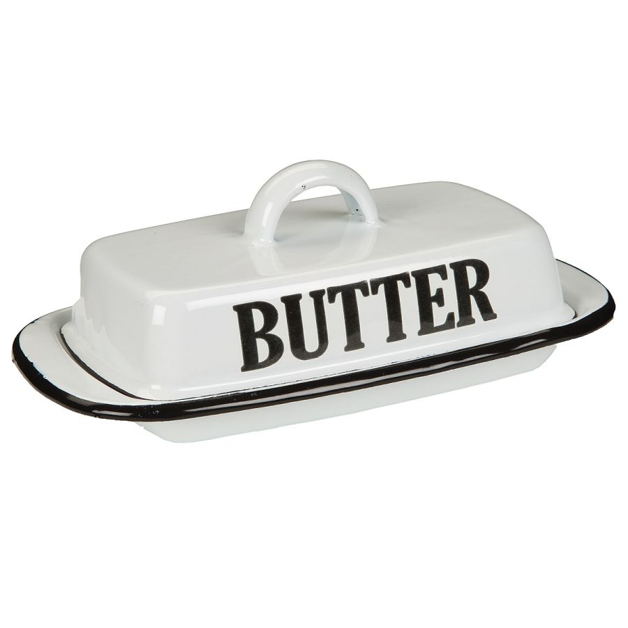 ambiente haus Enamel Butter Dish