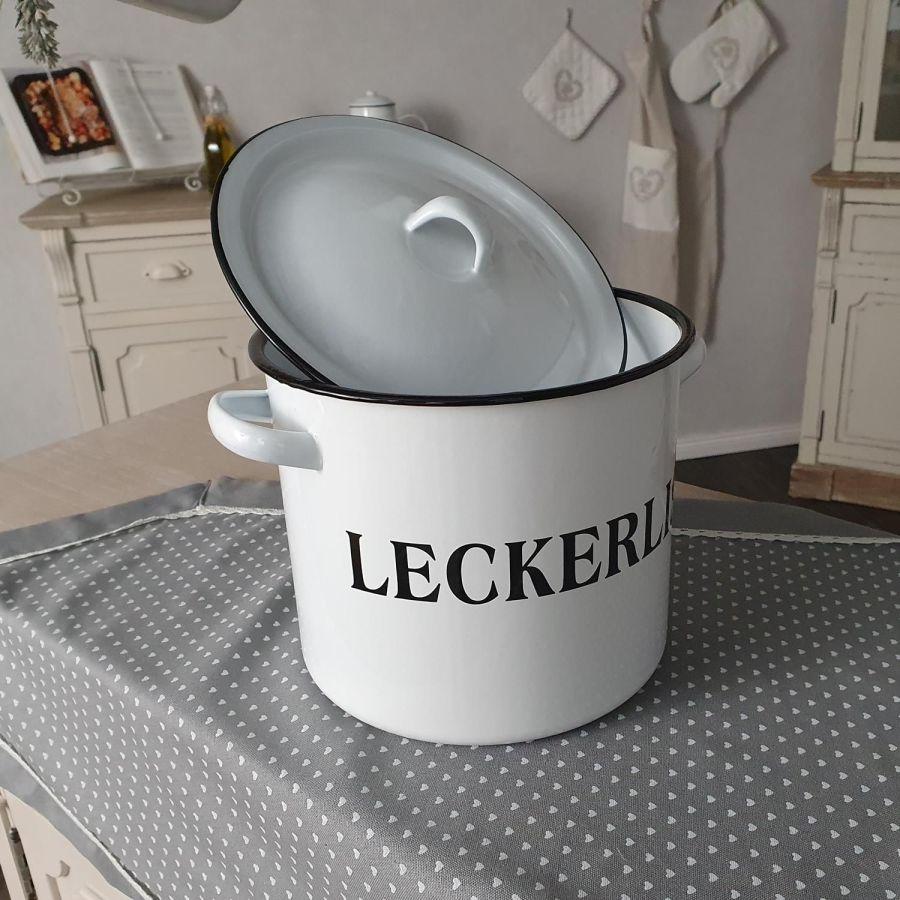 Ambiente Haus Enamel Treats Pot