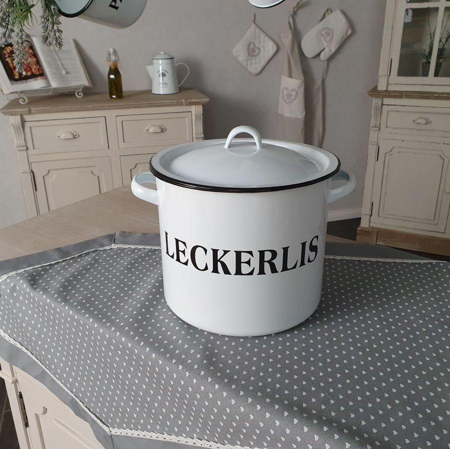 Ambiente Haus Enamel Treats Pot