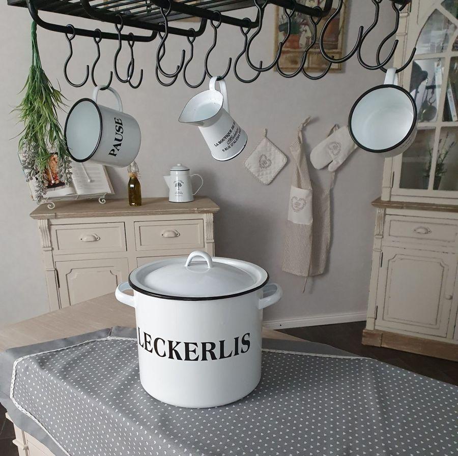 Ambiente Haus Enamel Treats Pot