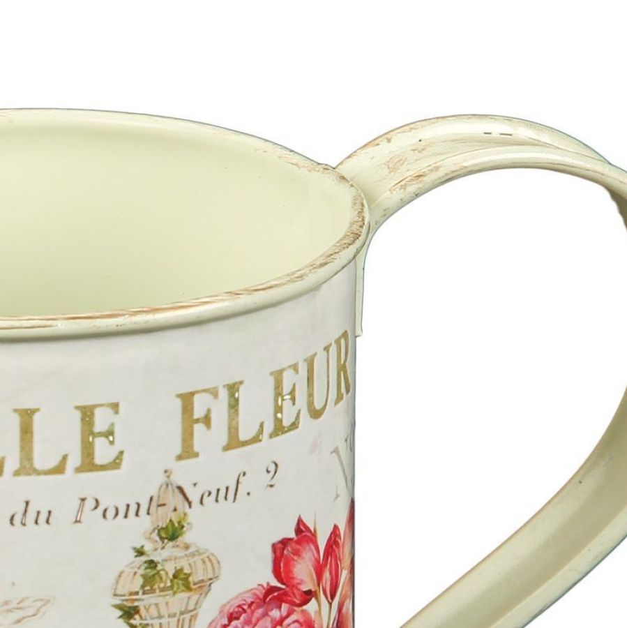 Ambiente Haus Fleur Small Metal Watering Can