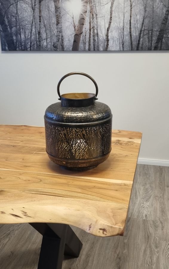 Ambiente Haus Forest Lantern With Handle (H) 42cm