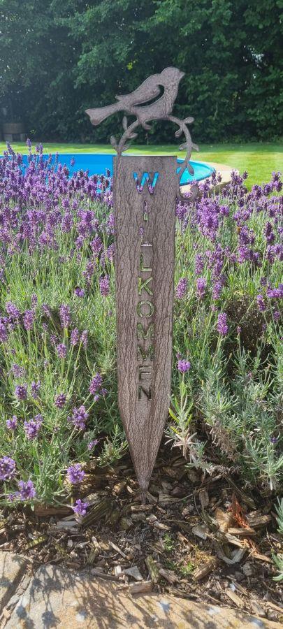 Ambiente Haus Garden Spike Willkommen (H) 70cm