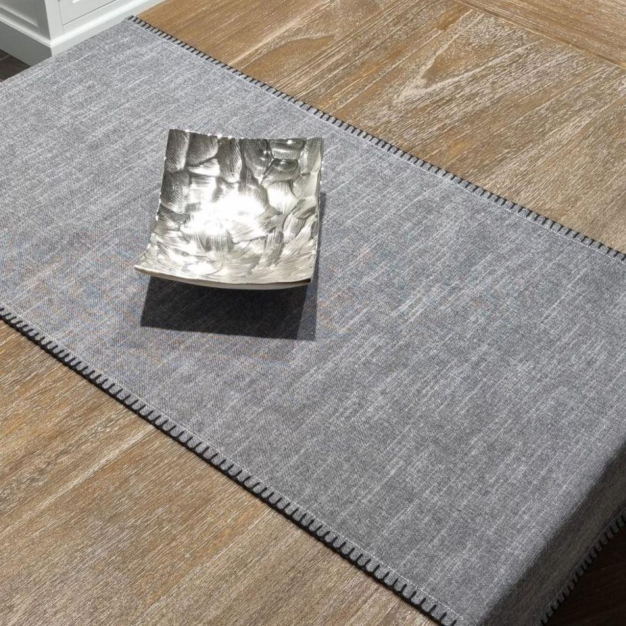 ambiente haus Grey Table Runner 45x150cm