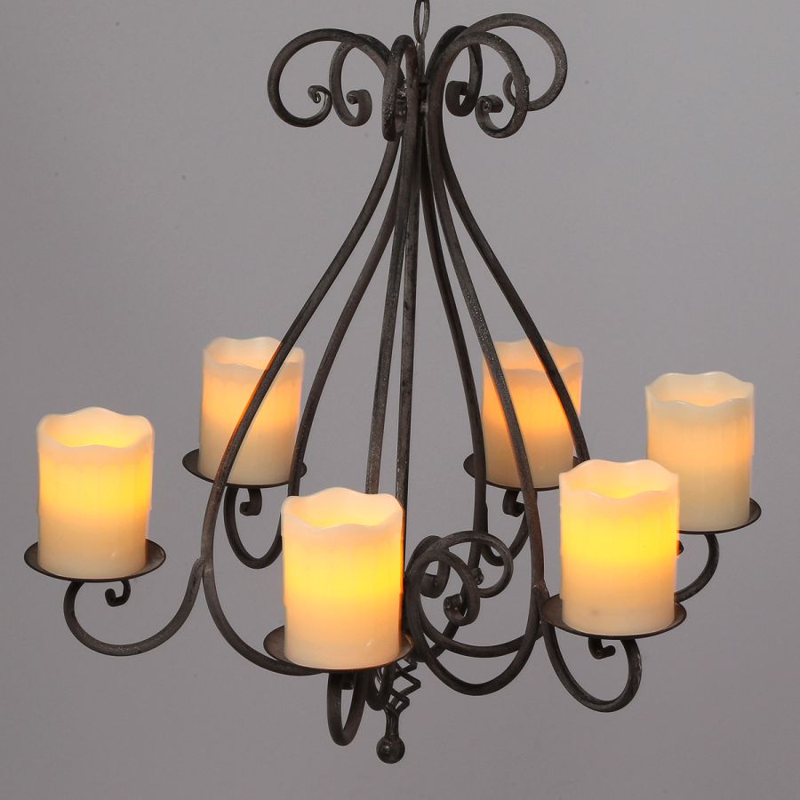 Ambiente Haus Hanging Candleabra - Antq Grey