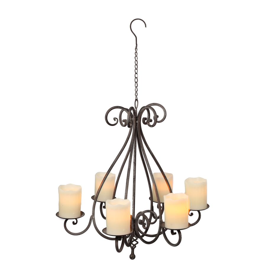 ambiente haus Hanging Candleabra - Antq Grey