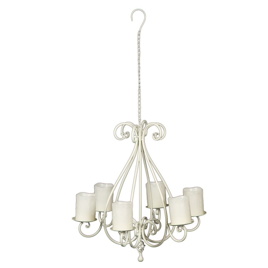 ambiente haus Hanging Candleabra - Antq White