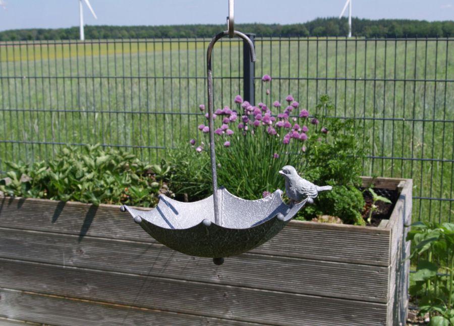Ambiente Haus Hanging Umbrella Bird Feeder