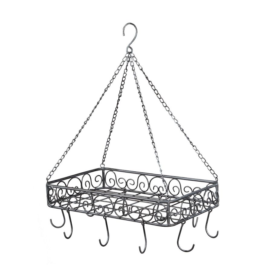 ambiente haus Iron Pan Hanger - grey 40cm