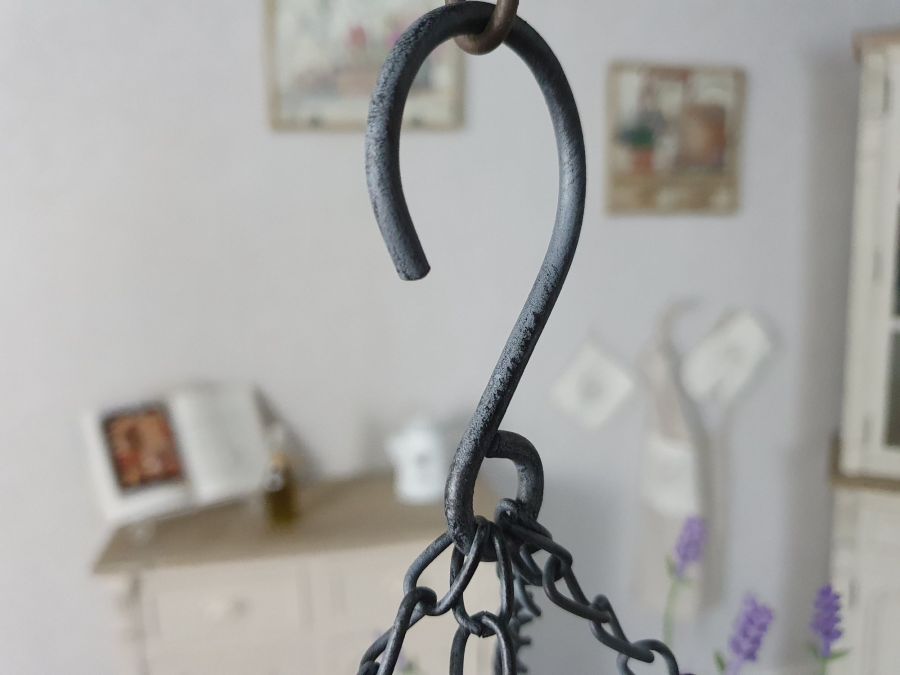 Ambiente Haus Iron Pan Hanger - Grey 60cm