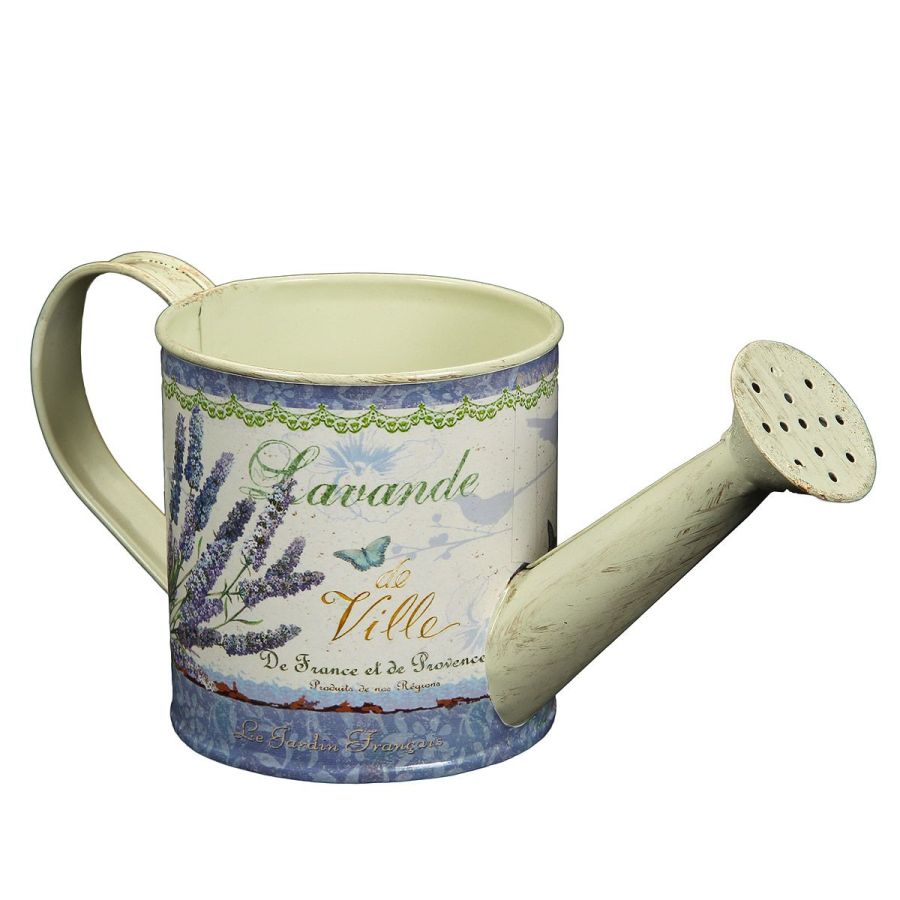 ambiente haus Lavender Small Metal Watering Can