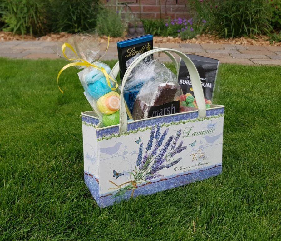 Ambiente Haus Levender Metal Bag Planter