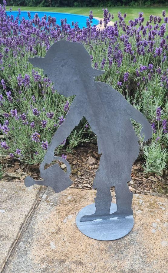 Ambiente Haus Metal Figures - Girl & Boy 45cm