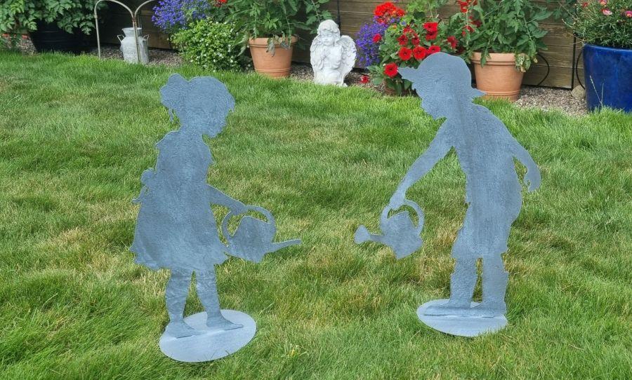 ambiente haus Metal Figures - Girl & Boy 45cm