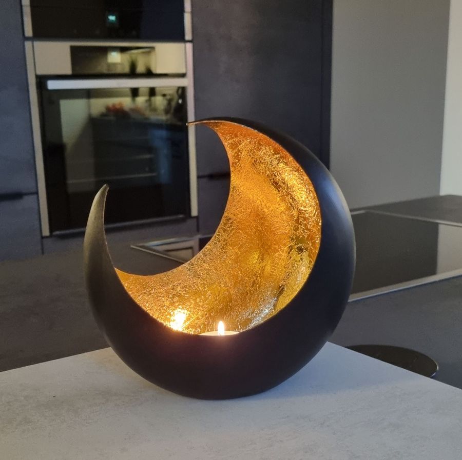 Ambiente Haus Moon T-Light Holder (H) 19cm