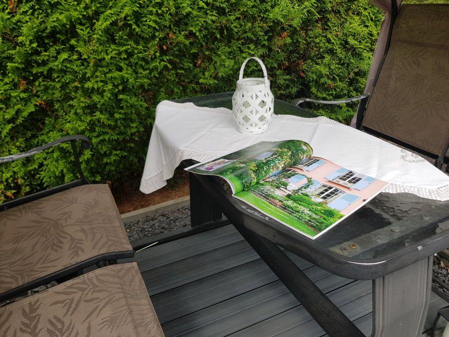 Ambiente Haus Rattan Lantern Incl. LED Candle - White