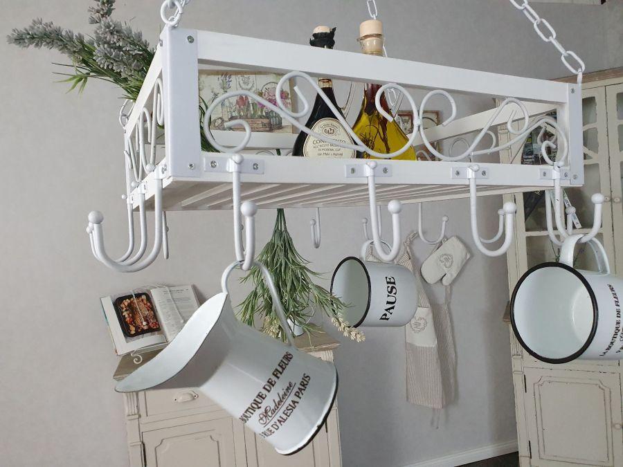 Ambiente Haus Romance Wood/Iron Pan Hanger