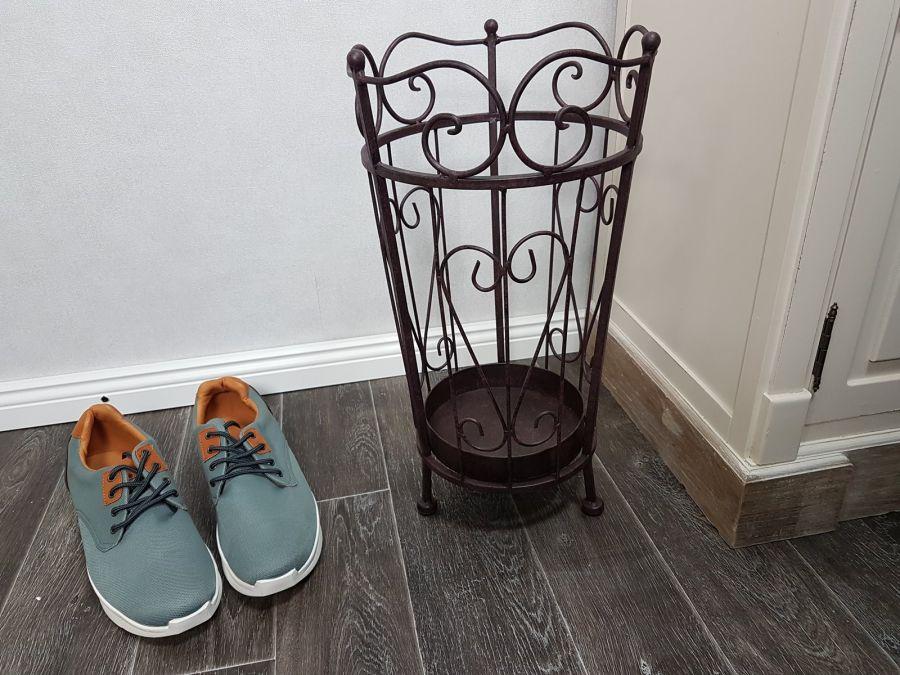 Ambiente Haus Round Umberella Stand - Antq Brown