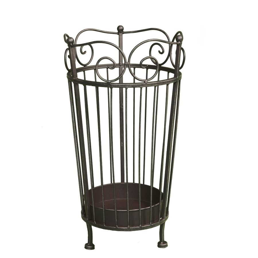 ambiente haus Round Umberella Stand - Antq Brown