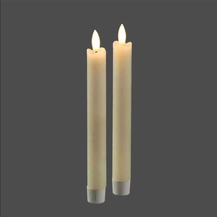 Ambiente Haus S/2 LED Tapered Candle 20cm (RC 51018)