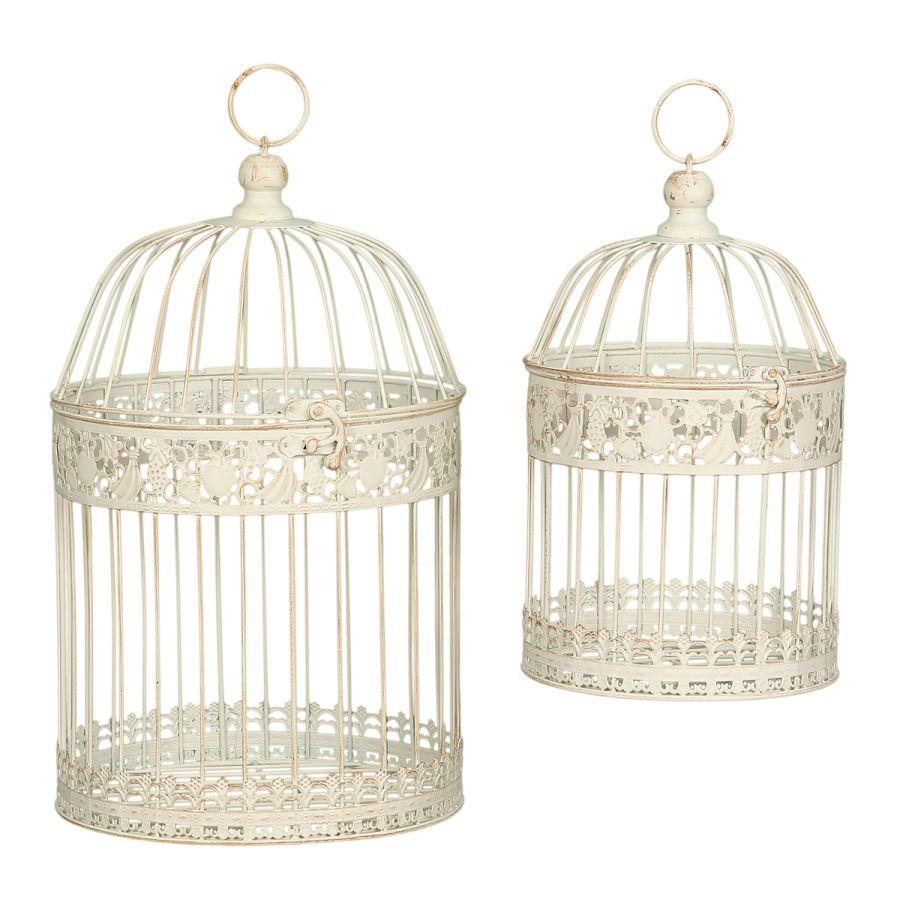 ambiente haus Set of 2 Bird Cages