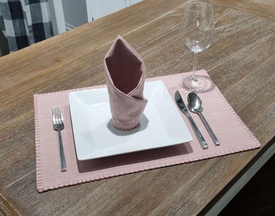 Ambiente Haus Set Of 6 Pink Napkins 40x40cm
