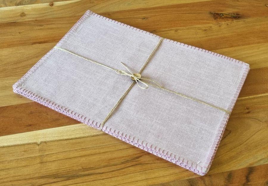 Ambiente Haus Set Of 6 Pink Place Mats 33x48cm