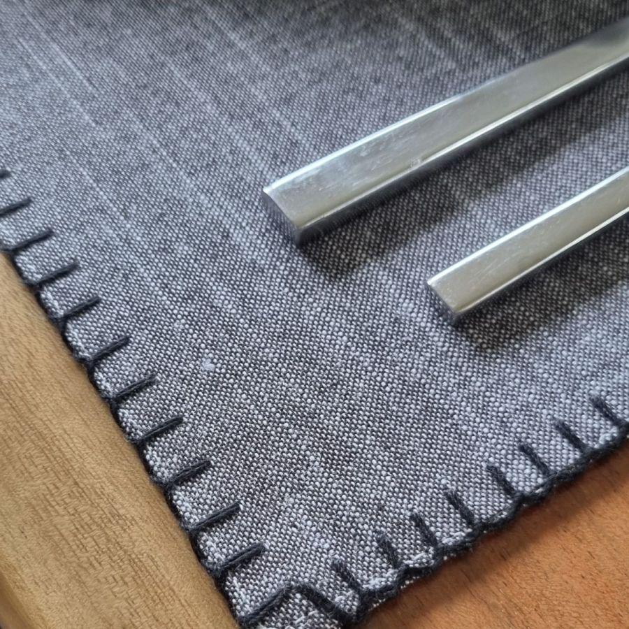 Ambiente Haus Set Of 6 Pink Place Mats 33x48cm