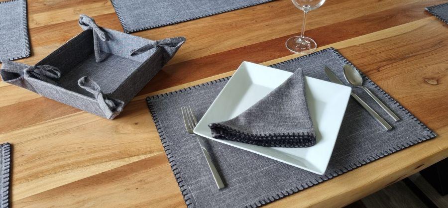 Ambiente Haus Set Of 6 Pink Place Mats 33x48cm