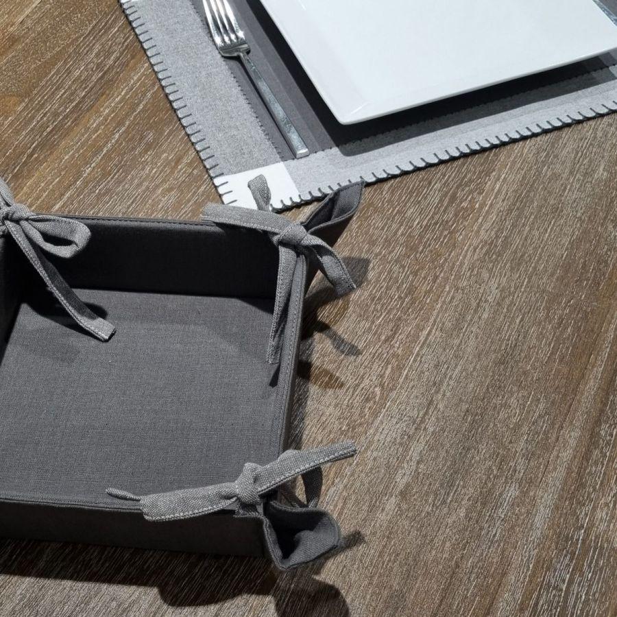 Ambiente Haus Table Basket Grey Shades 20x20cm